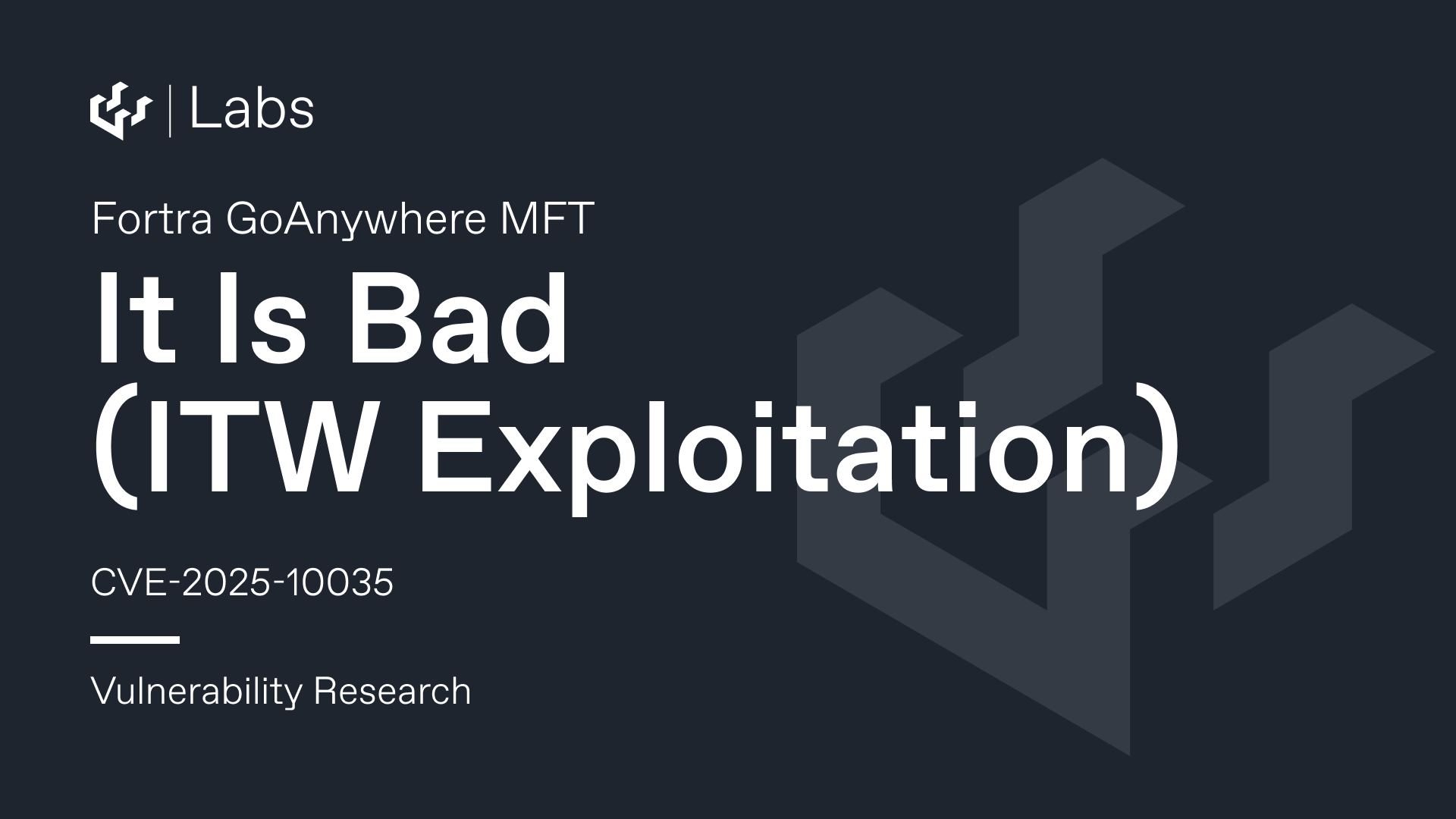 It Is Bad (Exploitation of Fortra GoAnywhere MFT CVE-2025-10035) - Part 2